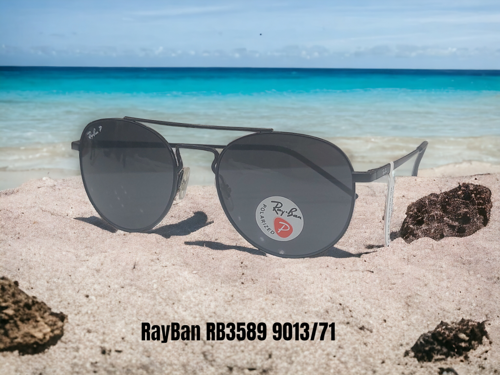 RAYBAN RB3589  9013/71 POLARIZED Schwarz